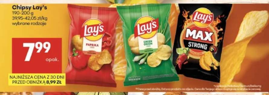 Chipsy Lay's Paprika +2 warianty